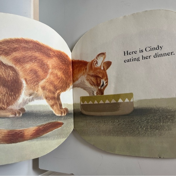 RARE The Cat Book 1964 Lux Promo - Vintage Golden Shape Book By Jan Pfloog - Picture 5 of 8